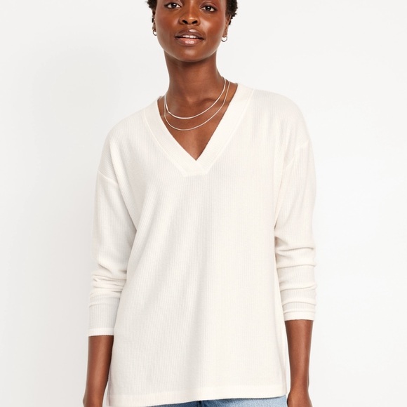 NWT OLD NAVY Plush Tunic Top Color SEA SALT Size Large - Picture 2 of 9